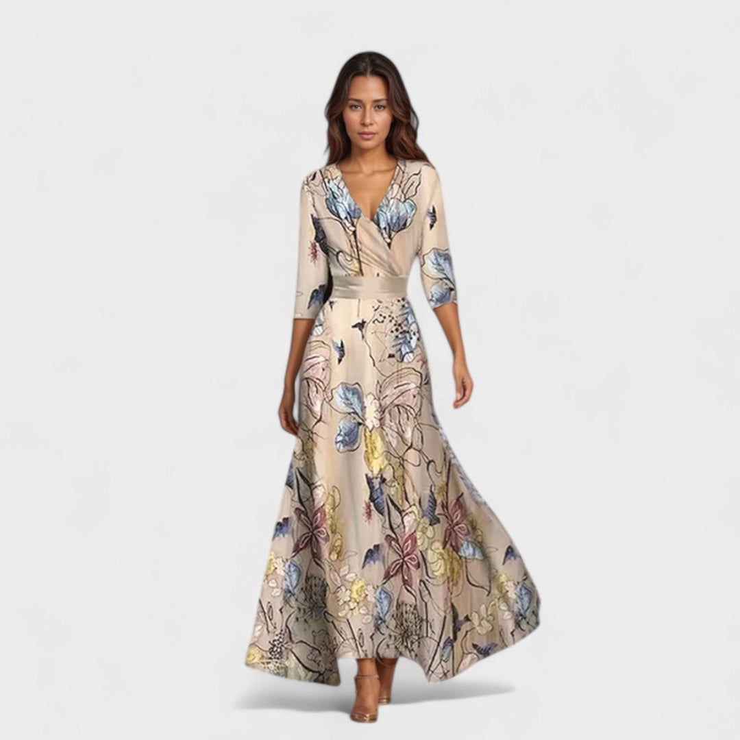 Quendolin – Vestido con estampado floral que aporta frescura y elegancia