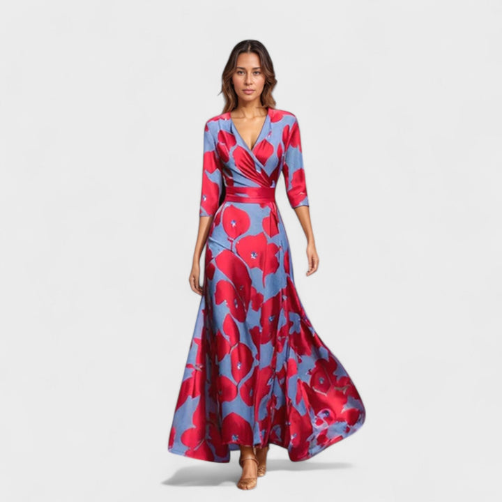 Quendolin – Vestido con estampado floral que aporta frescura y elegancia