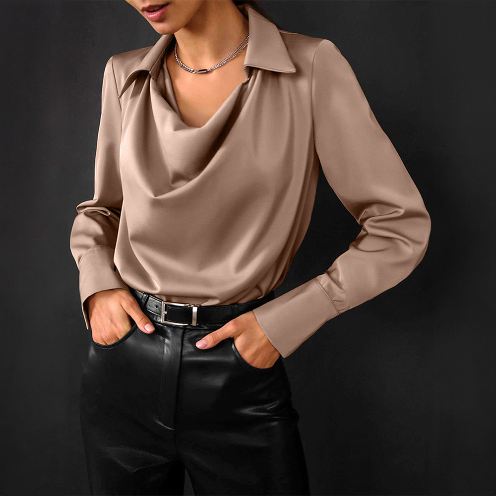 Milana - Elegante blusa de seda para mujer