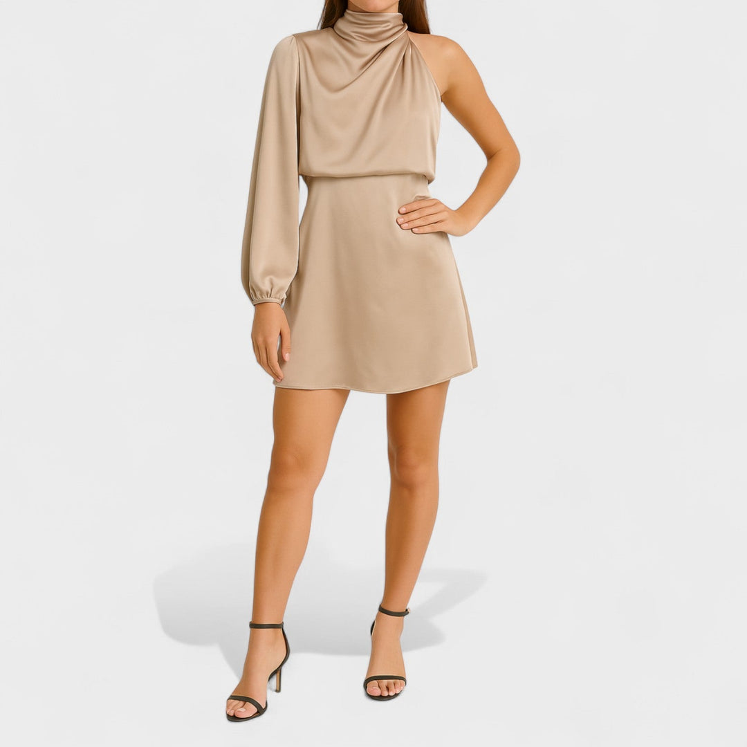 Valmira – Vestido Asimétrico de Fiesta que realza tu elegancia