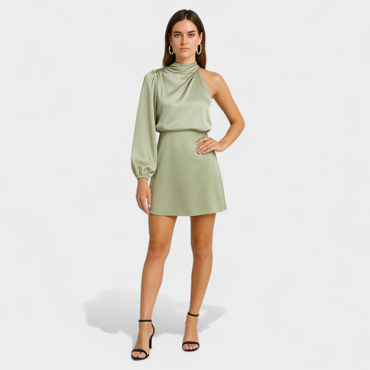 Valmira – Vestido Asimétrico de Fiesta que realza tu elegancia