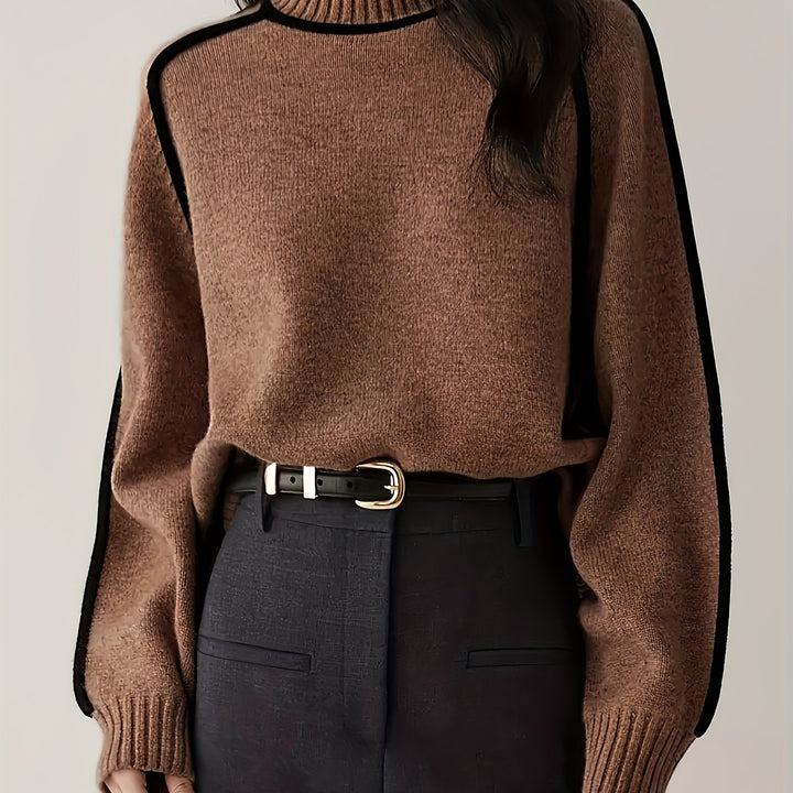 Lara | Suéter de mujer con cuello alto