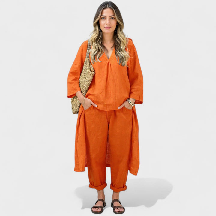 Soléa – Conjunto de lino para días con estilo