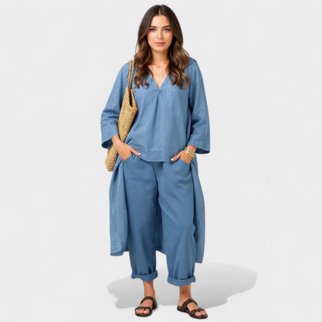 Soléa – Conjunto de lino para días con estilo