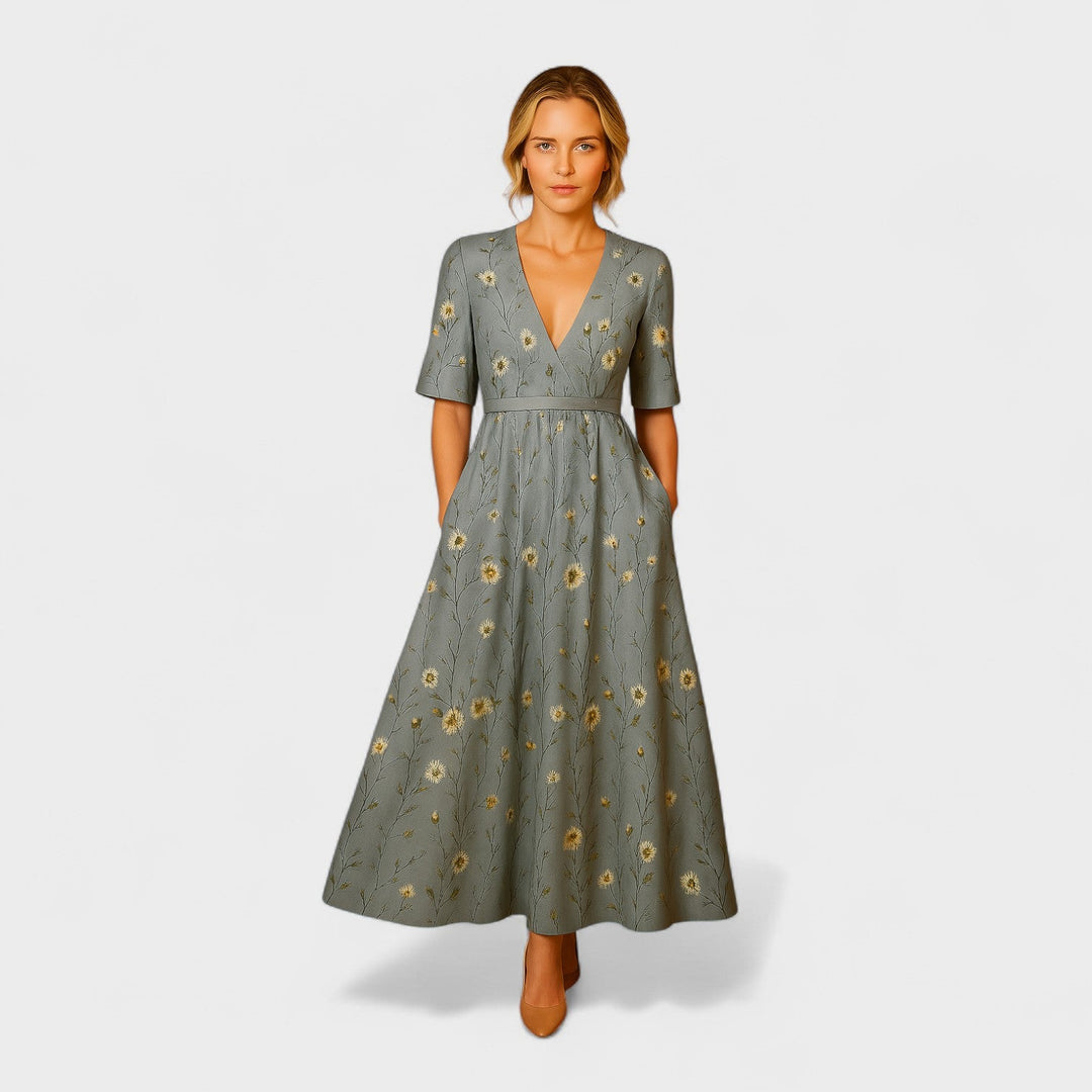 Quendolin – Vestido con estampado floral que aporta frescura y elegancia