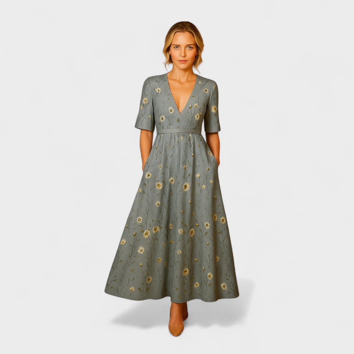 Quendolin – Vestido con estampado floral que aporta frescura y elegancia