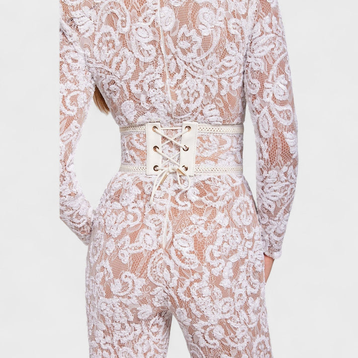 RitaBarcelona – Mono de Encaje Amelia que realza tu sensualidad