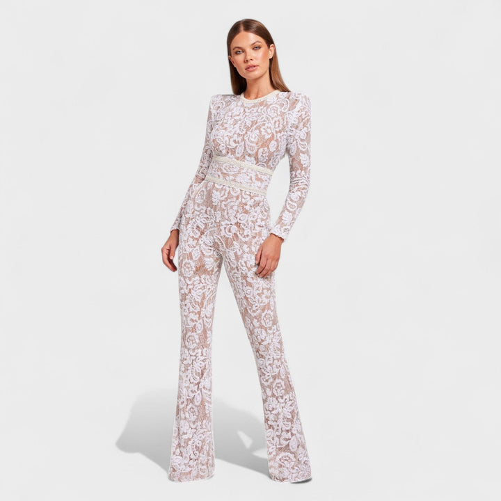 RitaBarcelona – Mono de Encaje Amelia que realza tu sensualidad