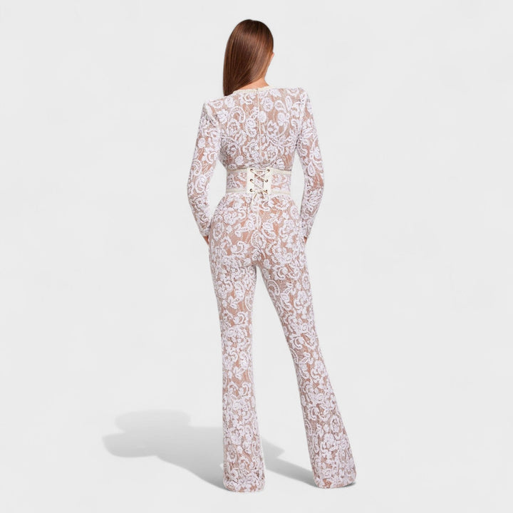 RitaBarcelona – Mono de Encaje Amelia que realza tu sensualidad