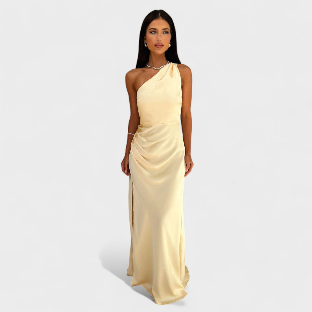 Aurelia – Vestido Largo de Satén que realza tu elegancia