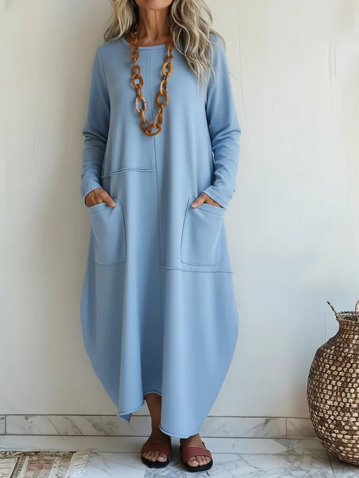 Vestido Maxi Elegante con Bolsillos - Tu Nuevo Favorito