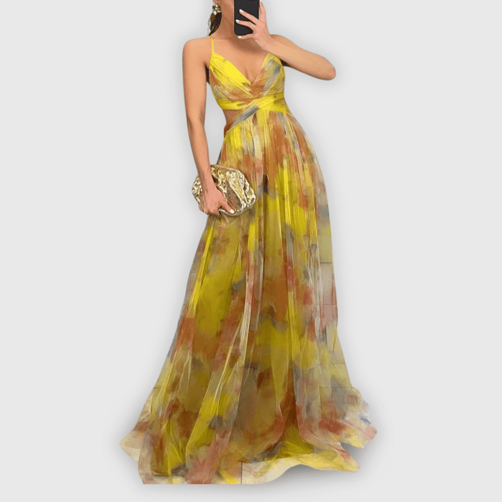 Dora – Vestido Maxi Premium Hecho a Mano que Realza Tu Elegancia