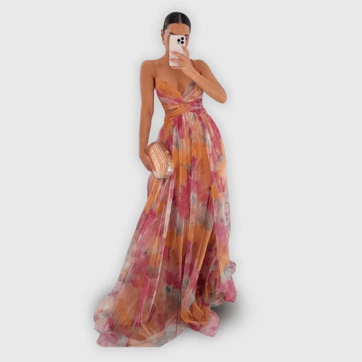 Dora – Vestido Maxi Premium Hecho a Mano que Realza Tu Elegancia