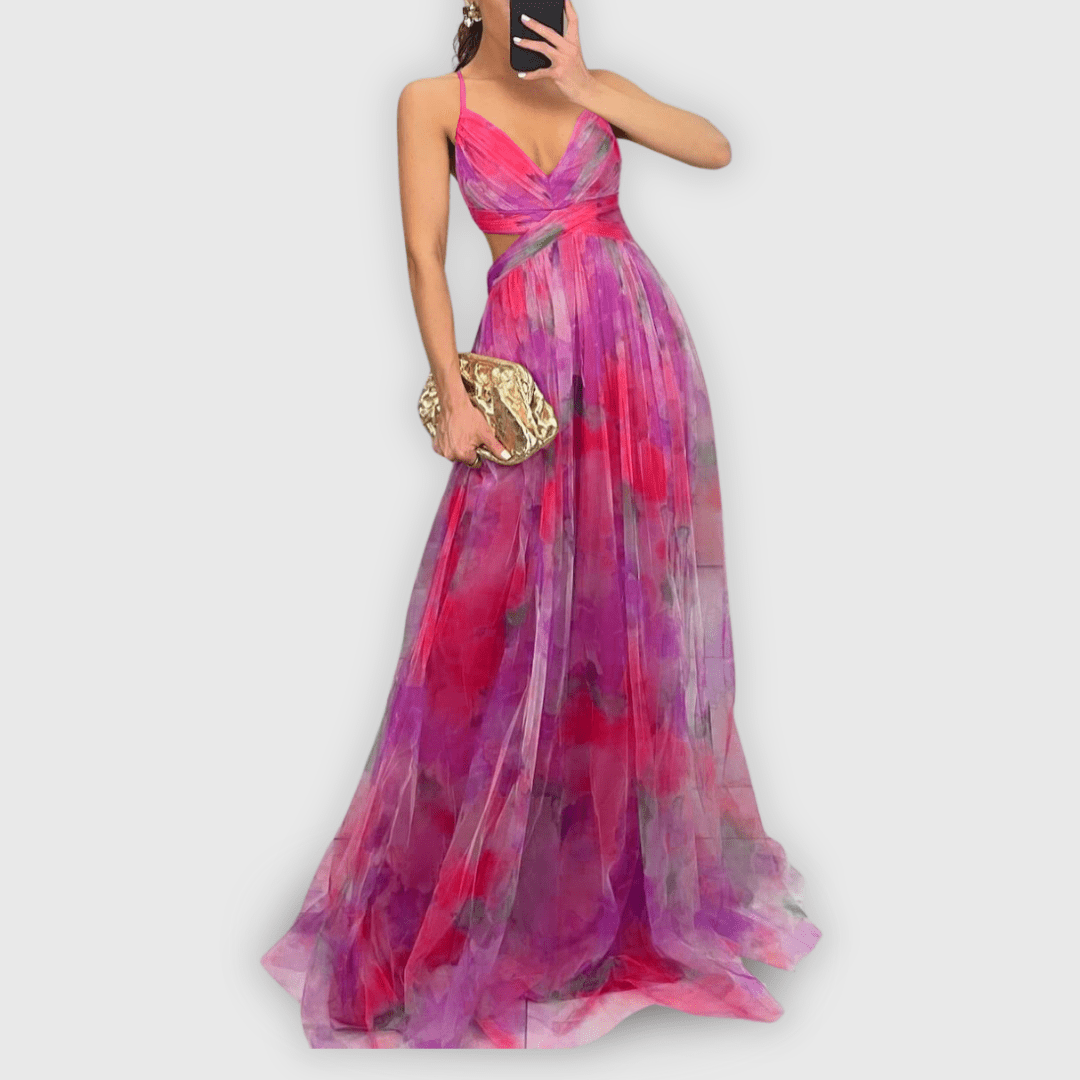 Dora – Vestido Maxi Premium Hecho a Mano que Realza Tu Elegancia