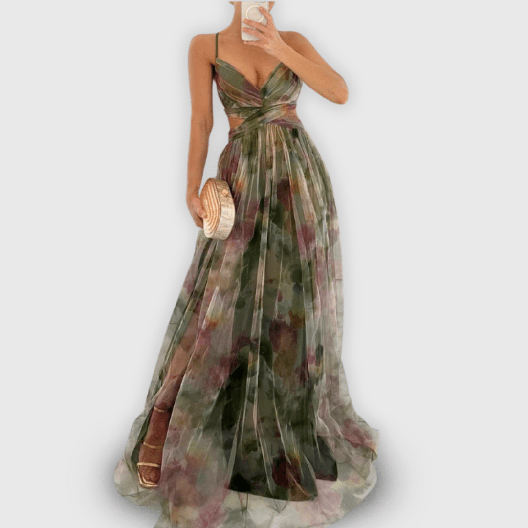 Dora – Vestido Maxi Premium Hecho a Mano que Realza Tu Elegancia