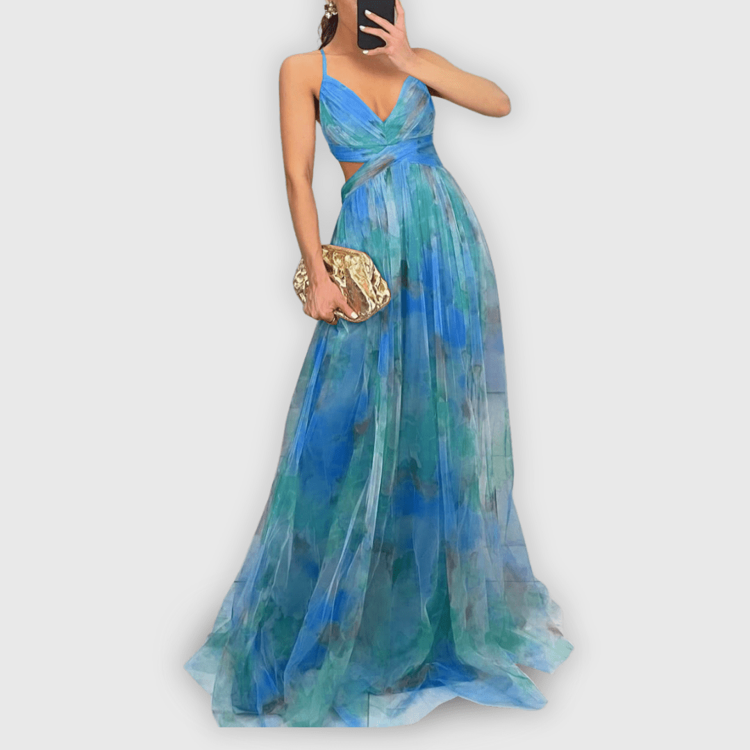 Dora – Vestido Maxi Premium Hecho a Mano que Realza Tu Elegancia