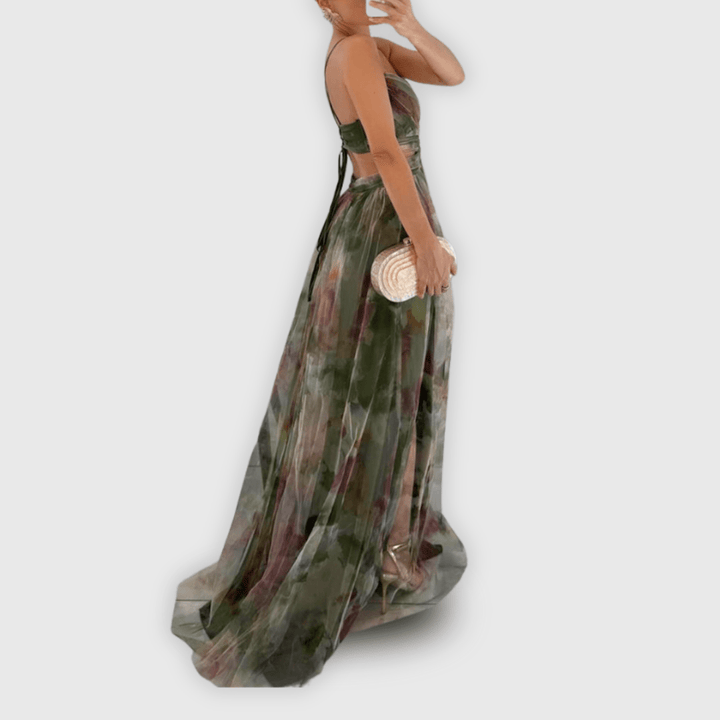 Dora – Vestido Maxi Premium Hecho a Mano que Realza Tu Elegancia