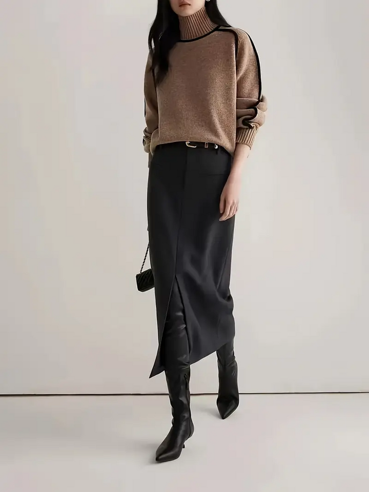 Lara | Suéter de mujer con cuello alto