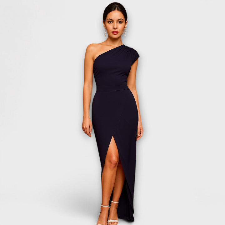 Sofía – Vestido de Noche Asimétrico que Realza tu Belleza