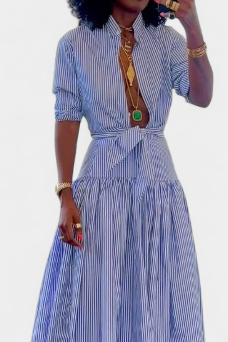 Ippolita – Conjunto de camisa y falda que irradia sofisticación