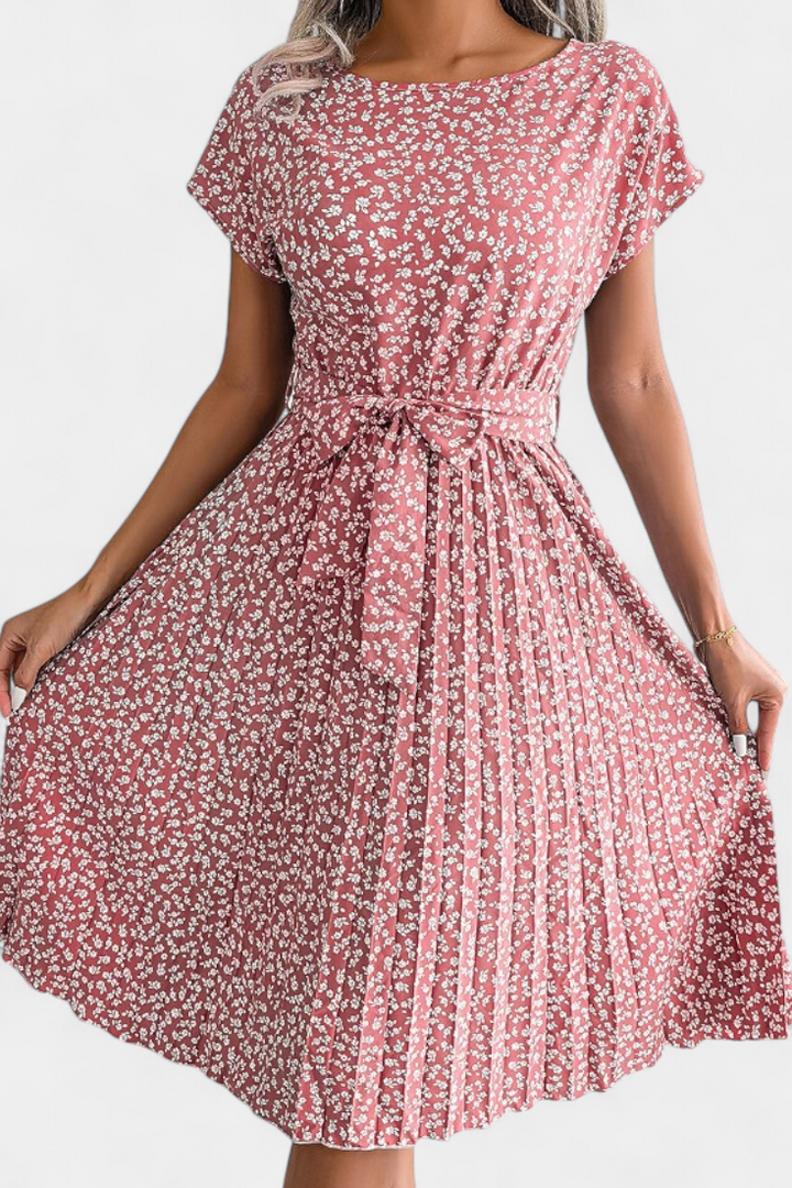 Galilea – Vestido Midi Floral de Inspiración Campestre que evoca elegancia y frescura