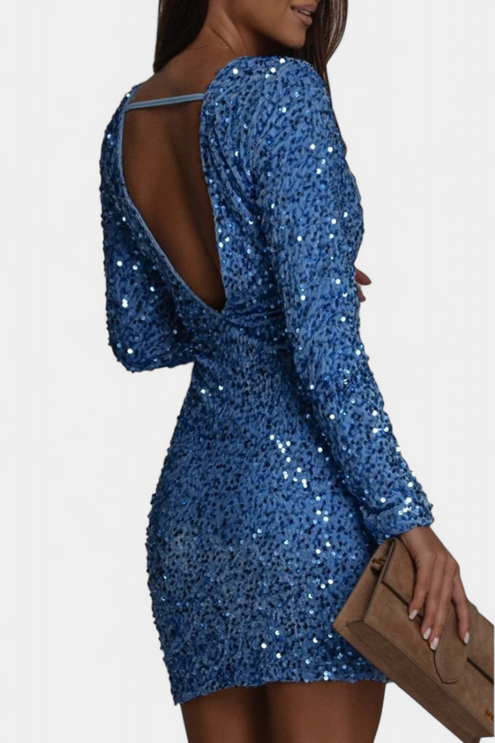 Adèle – Vestido Largo de Fiesta con Espalda Descubierta que Irradia Glamour