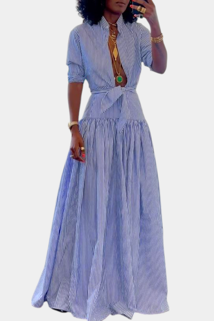 Ippolita – Conjunto de camisa y falda que irradia sofisticación