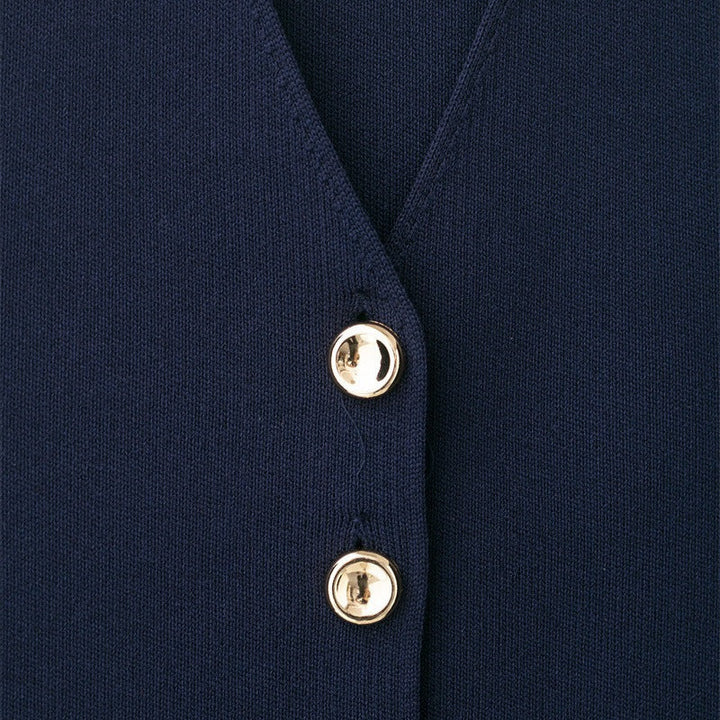 Chaleco mujer sin mangas con botones dorados estilo sastre - Saray