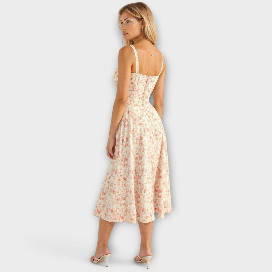 Kiana – Vestido Midi Con Corsé Que Define Tu Silueta