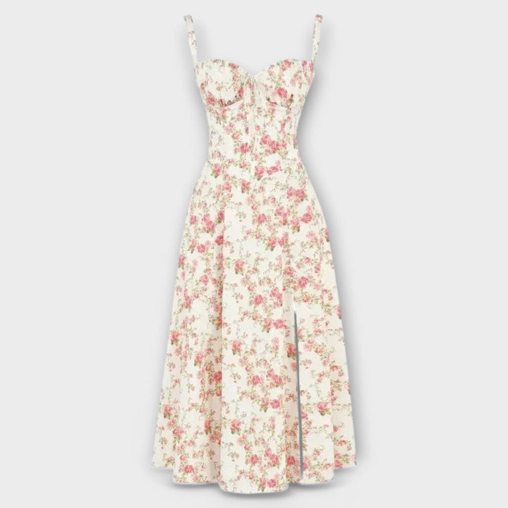 Kiana – Vestido Midi Con Corsé Que Define Tu Silueta