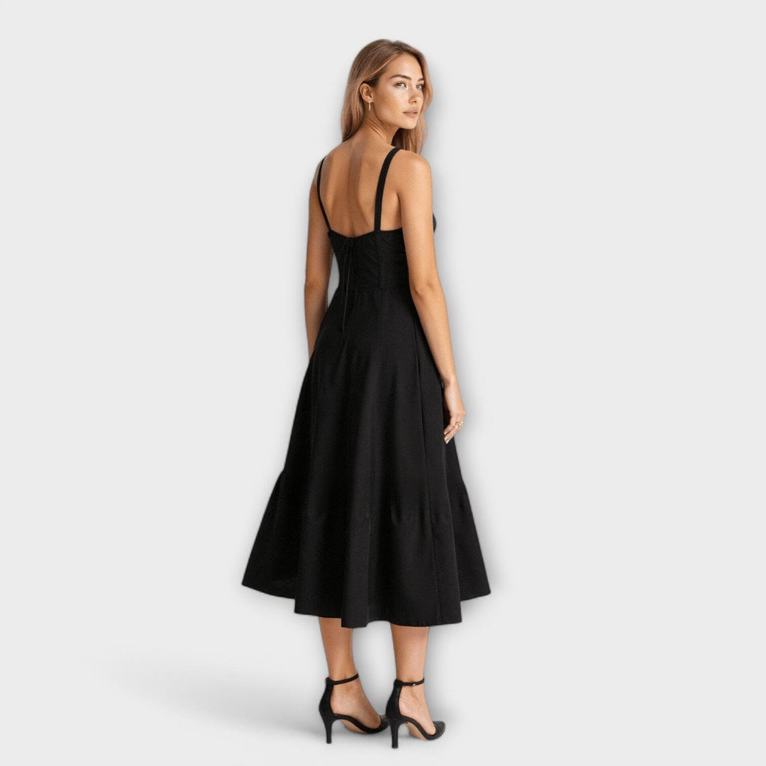 Kiana – Vestido Midi Con Corsé Que Define Tu Silueta