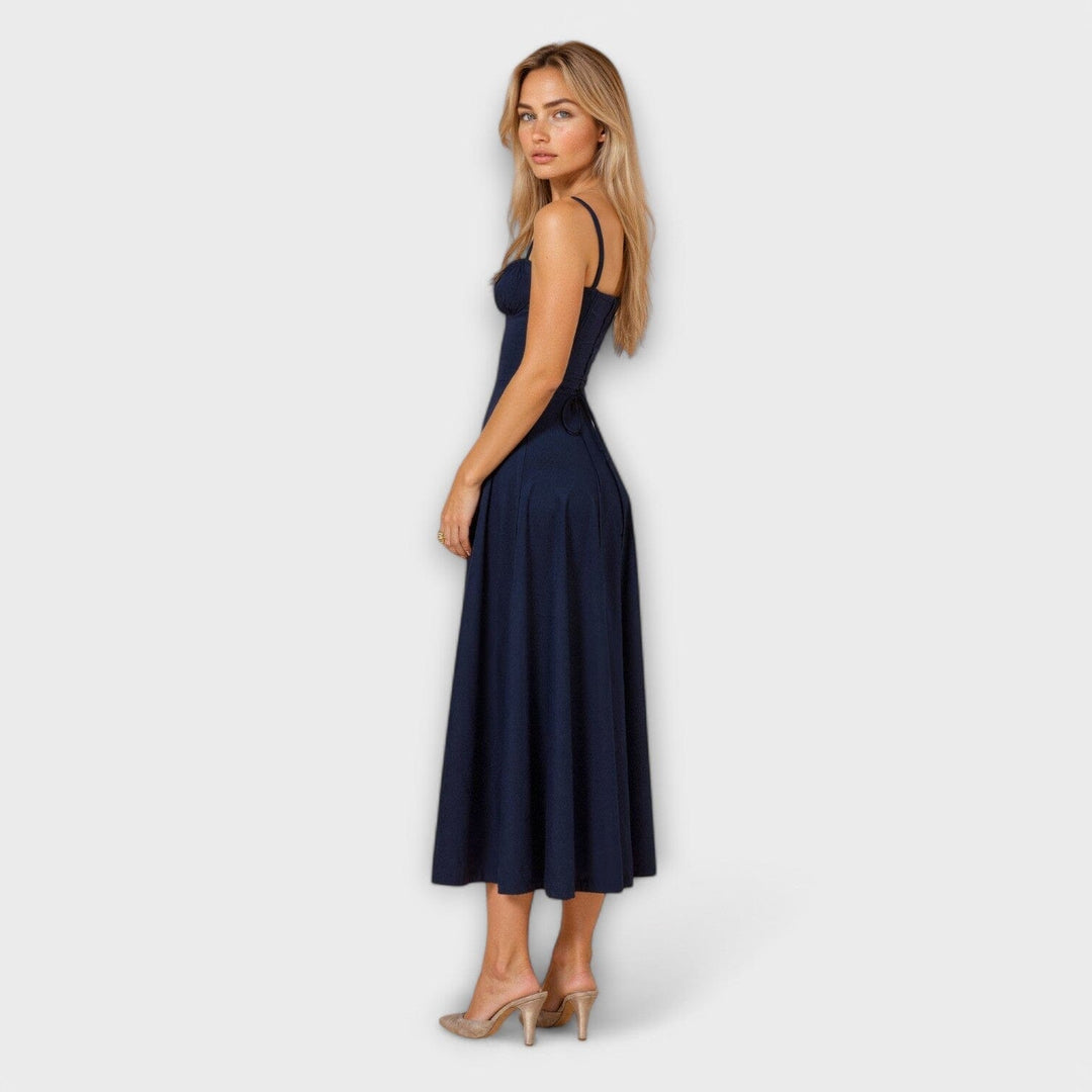 Kiana – Vestido Midi Con Corsé Que Define Tu Silueta
