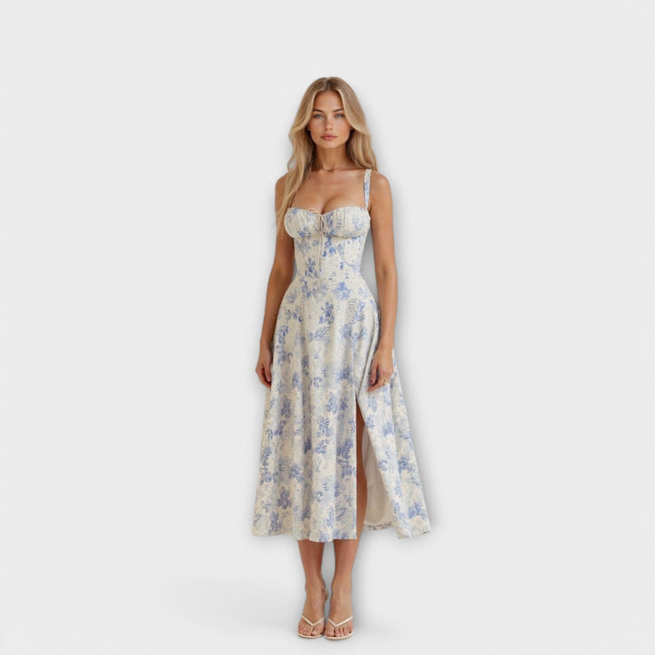 Kiana – Vestido Midi Con Corsé Que Define Tu Silueta