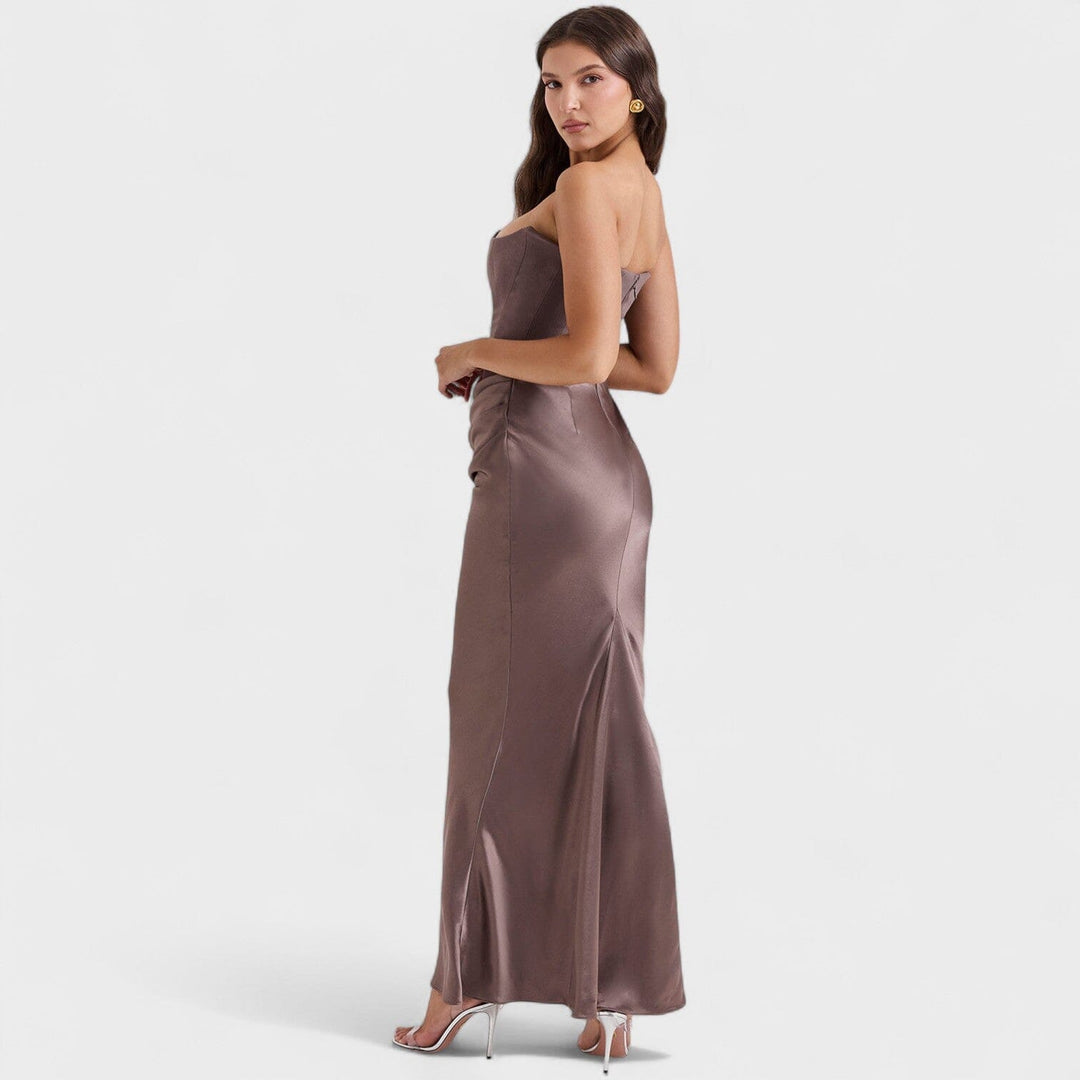 Lina – Vestido Maxi Elegante que realza tu feminidad