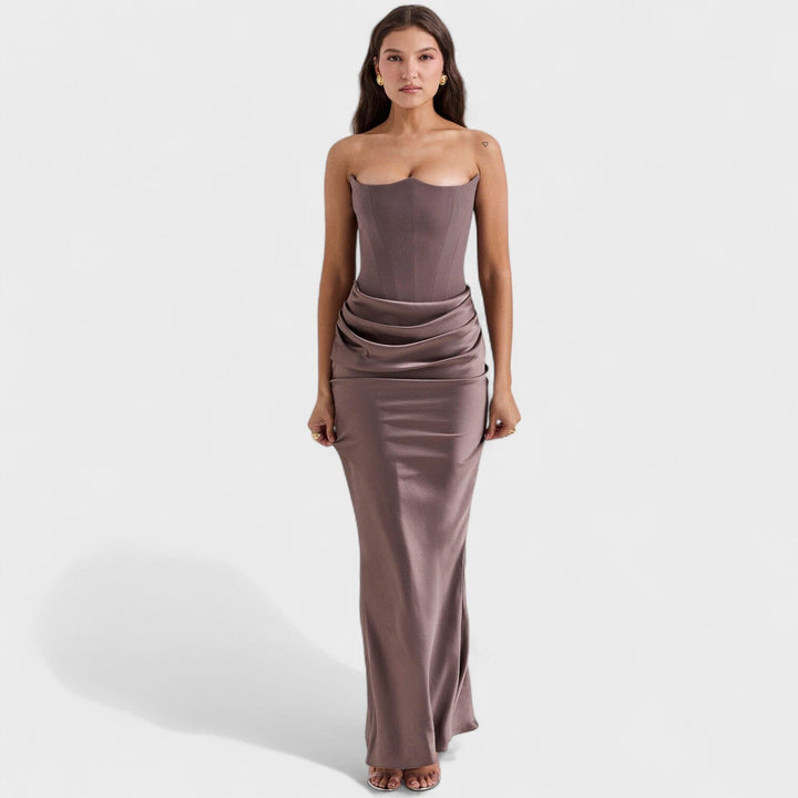 Lina – Vestido Maxi Elegante que realza tu feminidad