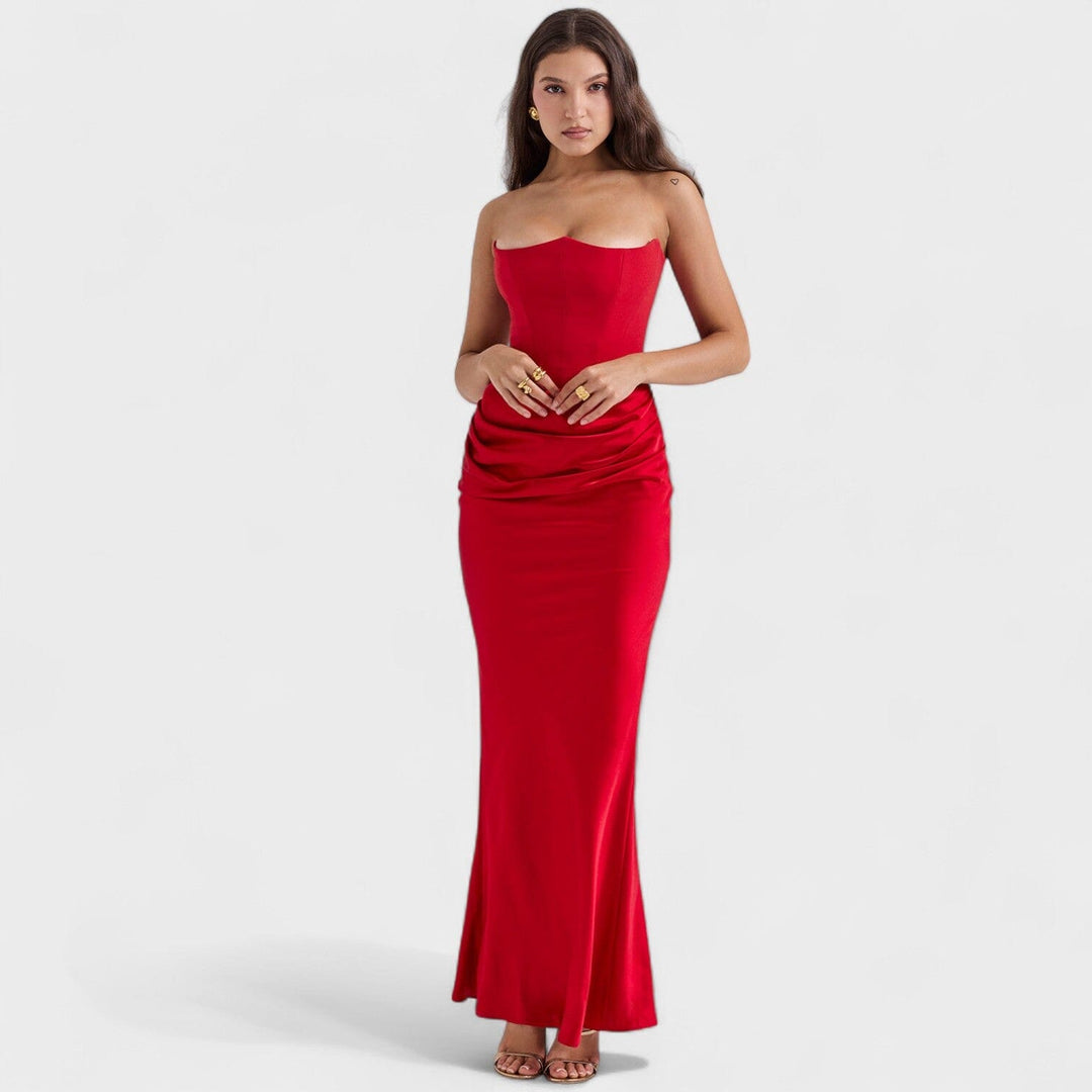 Lina – Vestido Maxi Elegante que realza tu feminidad