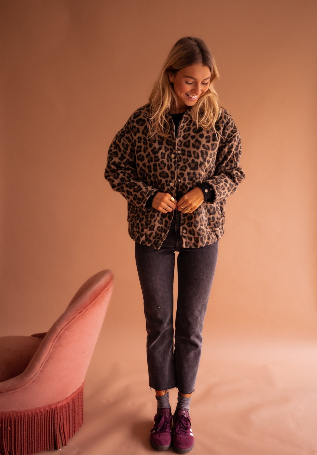 Charlene | Chaqueta de Leopardo