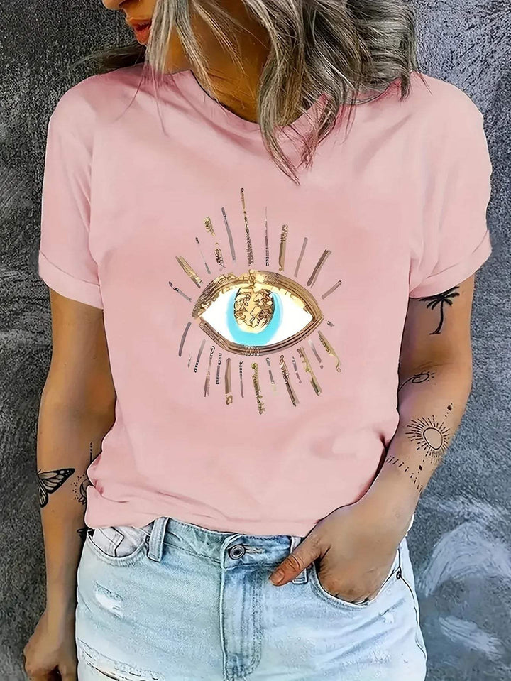 Molly - Camiseta con estampado de ojos