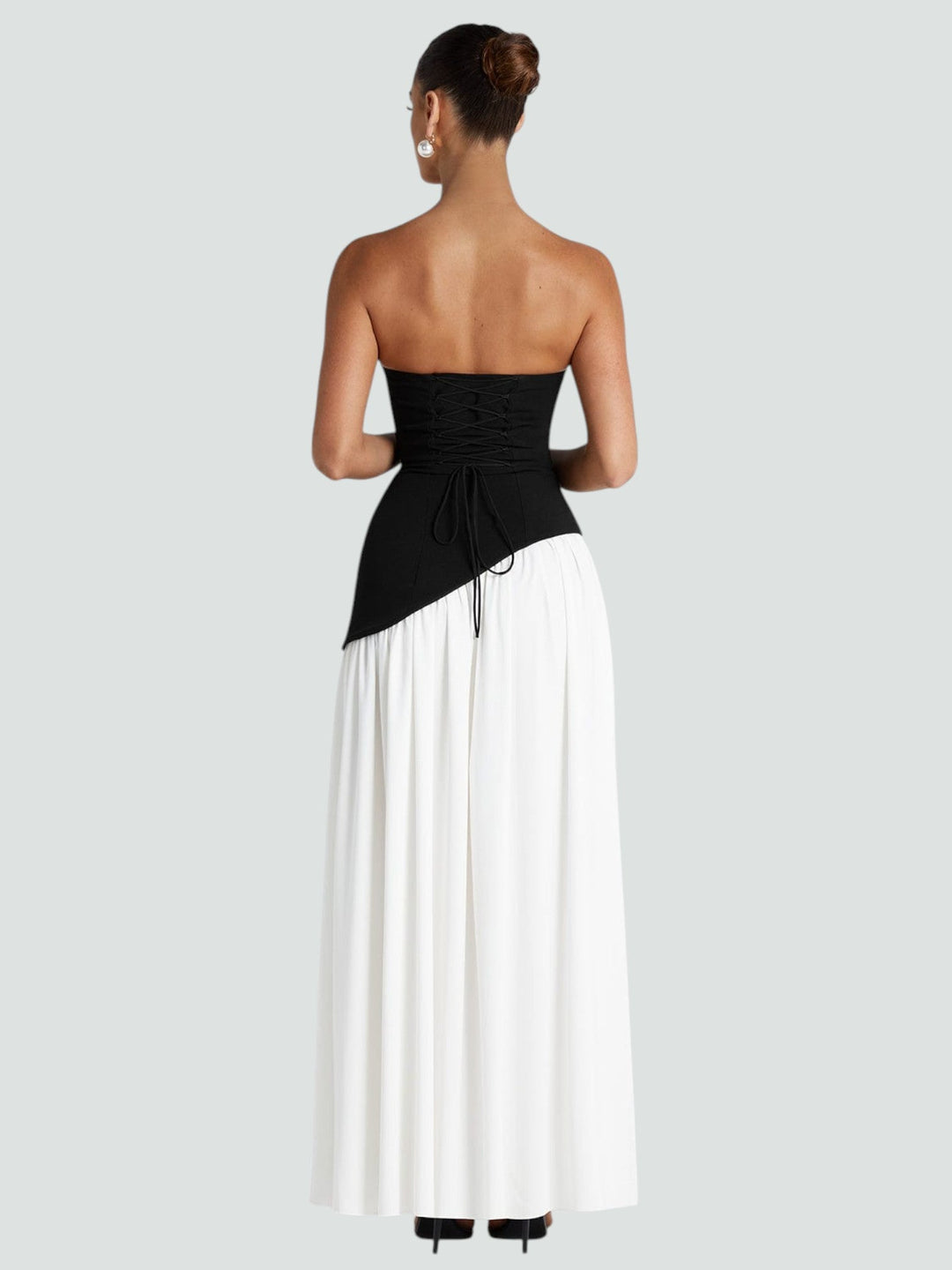 BARRAN | VESTIDO LARGO CON CORTE ELEGANTE Y SILUETA ATEMPORA