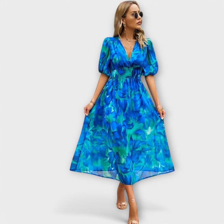Mathilda – Vestido Midi con Estilo que Realza Tu Elegancia