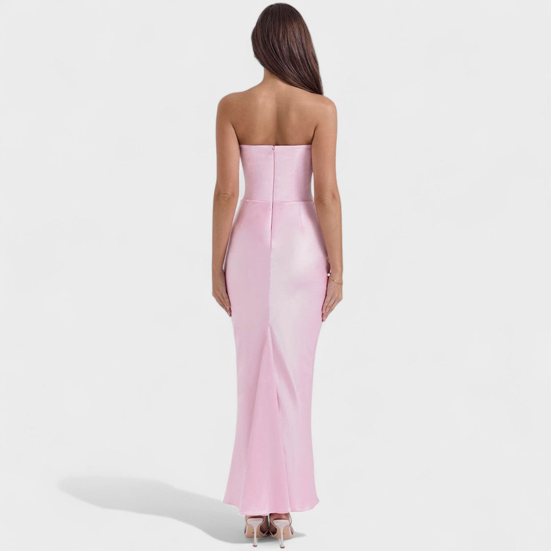 Clara – Vestido Corset Satinado que realza tu sensualidad