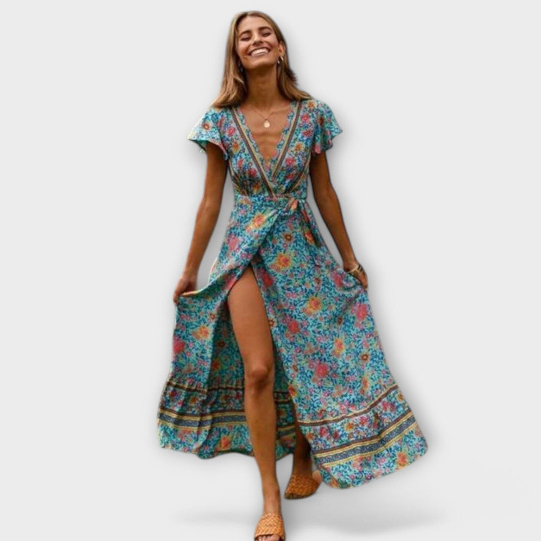 Shylin – Vestido Largo Boho que Realza Tu Feminidad