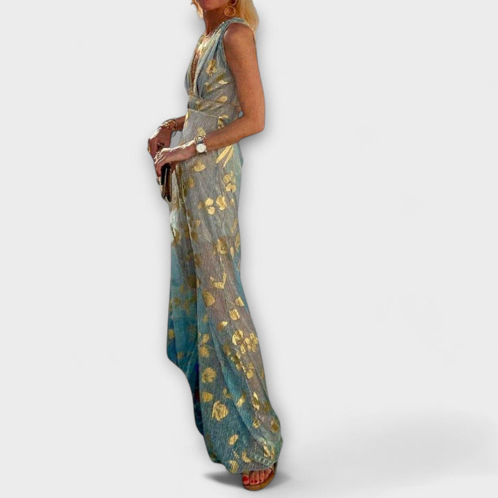 Valentina – Vestido Fluido con Escote en V que resalta tu frescura