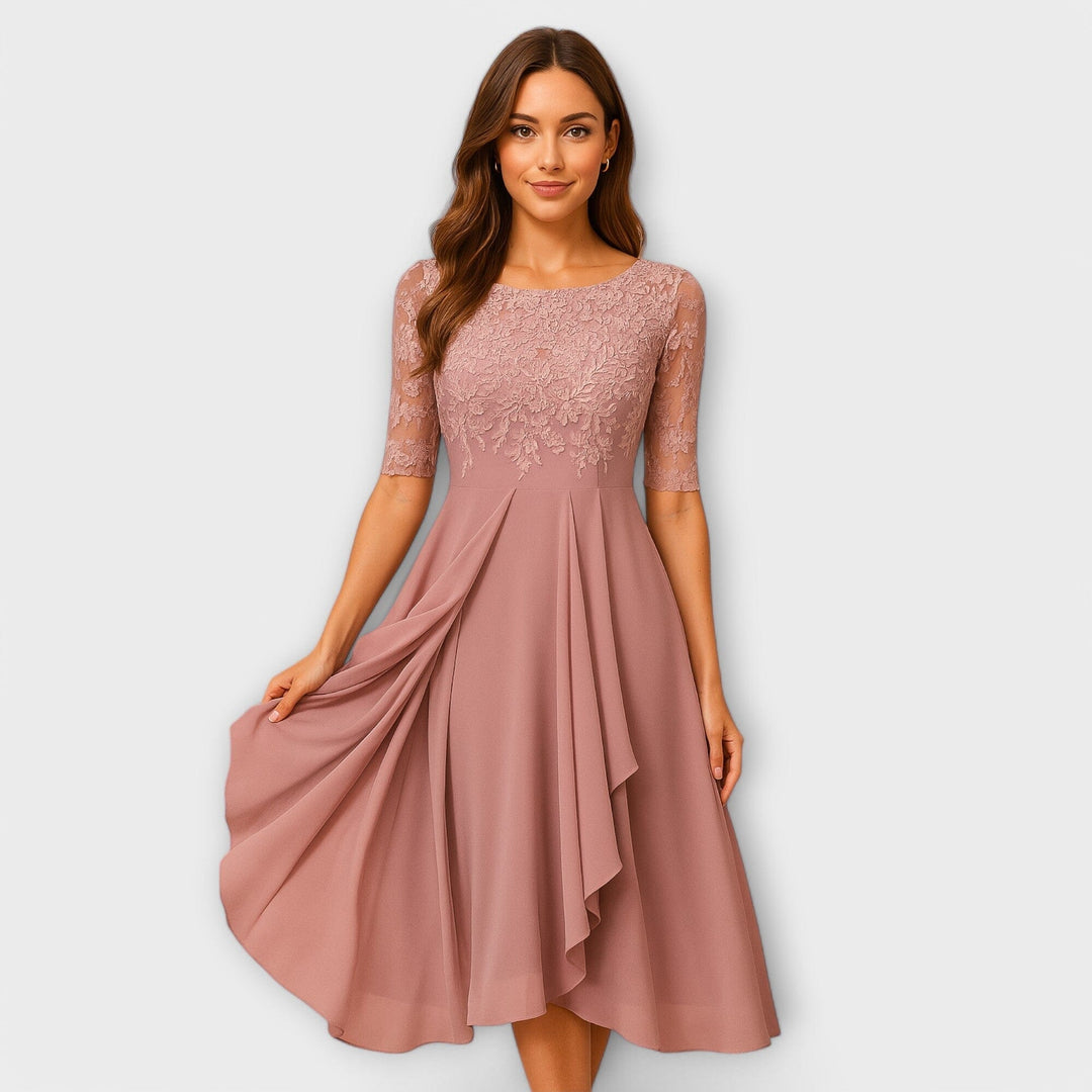 Valentina – Vestido para invitadas de boda que combina elegancia y comodidad